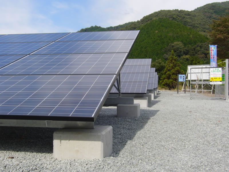 自社　太陽光発電　（宍粟市山崎町）